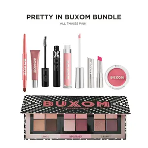 BUXOM Pretty In Buxom Bundle - Plumping Lip Gloss, Lip Balm, Mascara, Fan Favorite Bundles