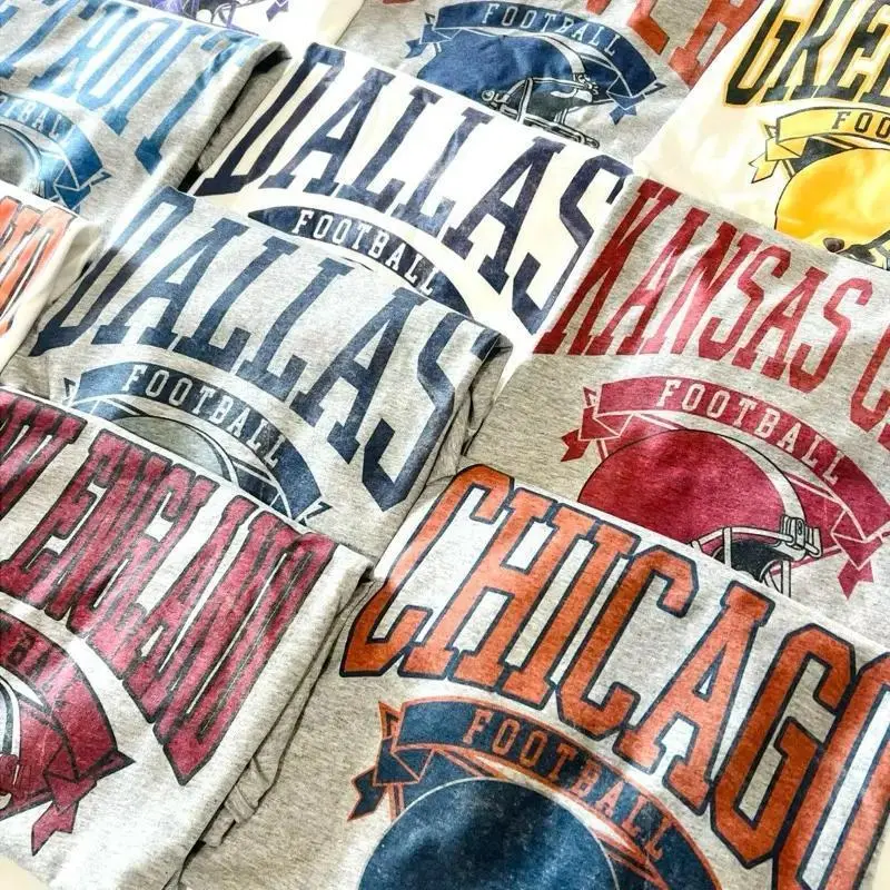 Vintage T-Shirt, Retro Football Tee, Throwback Graphic Tee, Unisex Sports Shirt