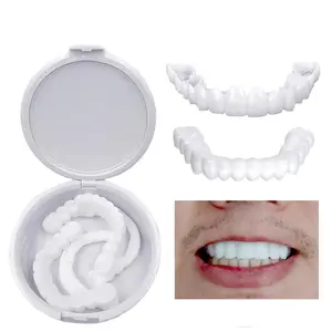 Teeth Veneers Whitening Dentures Braces Temporary False Teeth Cover Perfect Smile Comfortable Fit Denture Kit