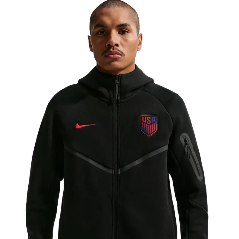 Men's Nike USMNT Tech Fleece Windrunner Full-Zip Soccer Hoodie, Mens Hoodies, Sports Outerwear