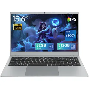 Laptop Space Gray Intel 6500Y up to 3.40GHz 32GB RAM 512GB SSD 15.6 inch IPS Screen 38Wh Battery2.4G 5G WiFi BT 5.0 Ultimate Home Hub for 4K Streaming  Web Browsing Remote Learning and Daily Tasks