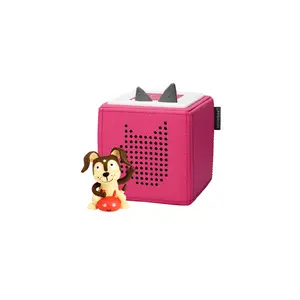 Tonies Pink Toniebox Starter Set with Playtime Puppy Tonie and Charging Station
