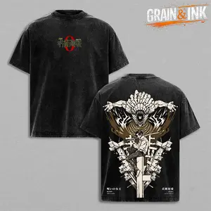 Yuta Okkotsu Shirt - Jujutsu Kaisen Vintage Acid Washed Oversized Graphic Tee, Rika Orimoto Cursed Queen Anime Streetwear, Dark Aesthetic, Casual Heavyweight Soft Cotton Unisex Men Wear Pump Cover Tee, Gift for Anime Fans