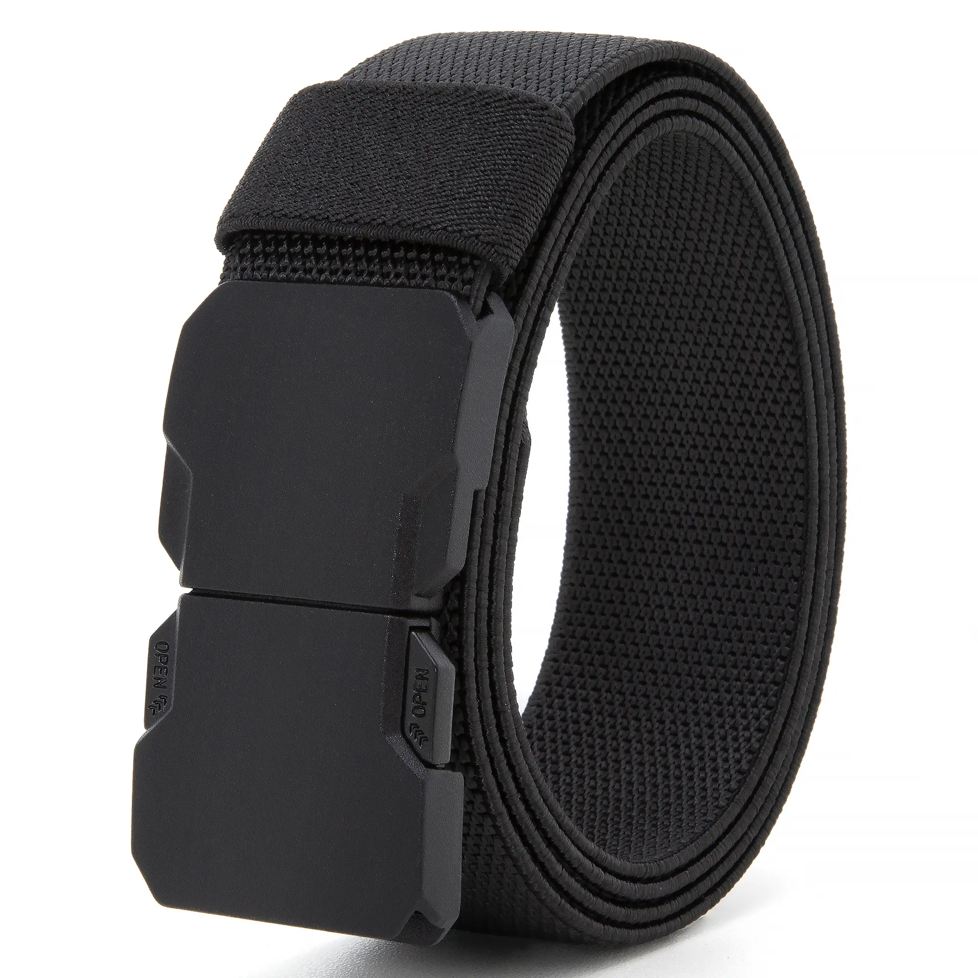 JVFV Authentic Men's Tactical Belt - 2026 Upgraded Buckle Men's Belt, Reinforced Edge Stitching, Flexible Interlocking Buckle, Adjustable Soft Design for Outdoor Jungle Activities, Casual Jeans, Personal Use or Gifting, Buckle Men's Belts
