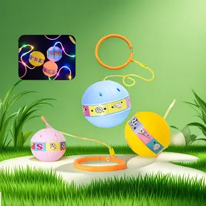 Buy two get one free! Upgraded new bouncy ball toy.Skip it.Vibrant Lights, For Indoors & Out.Competitive Family Party Challenge Game.suitable for boys and girls ages 6-10.cool toy.foot exercise.retro toy.Lemon Twist.Footsie.