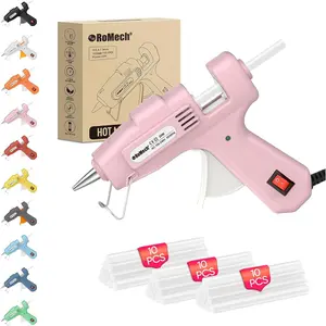 Fast Preheating 20W Mini Hot Glue Gun Kit with 30 Glue Sticks for DIY, Crafts & Repairs