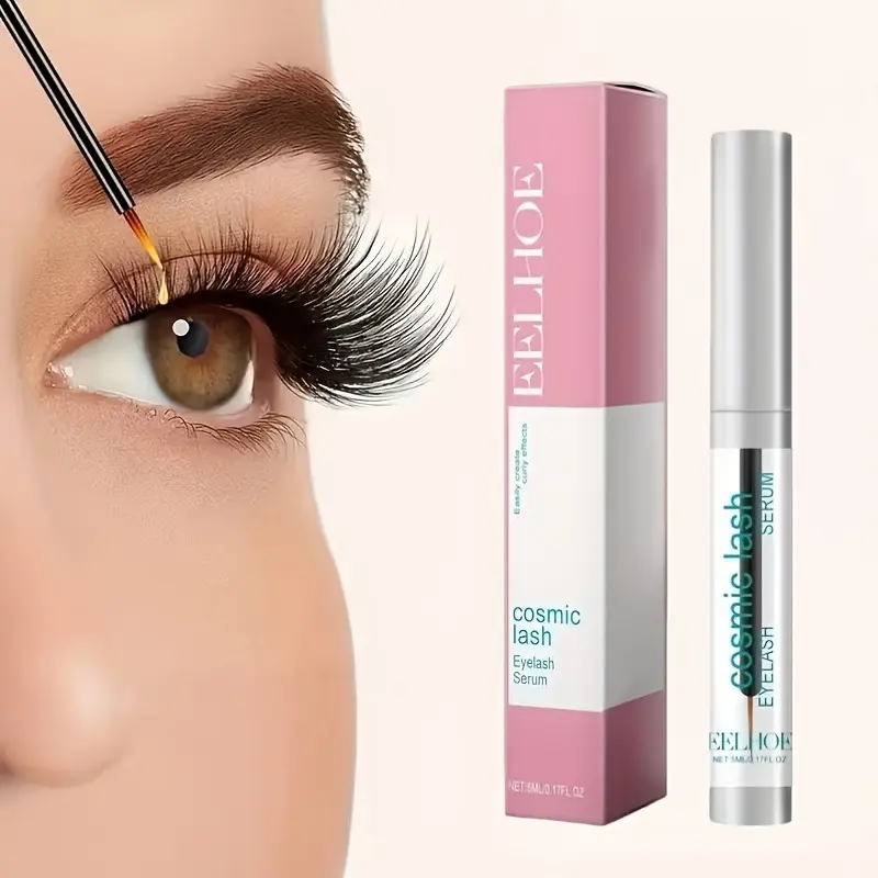 Eyelash Boost Serum (3ml) with Polygonum Multiflorum Extract, Beauty & Personal Care Lash Serum for Longer, Thicker Lashes, Ideal Mother's Day Gift, Eyelashes Enhancer, Upper/Lower, Contains Polygonum Extract, Lengthening, Long Lashes Beauty