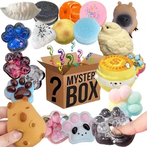 Mystery Fidget Toys Cat Paw Mysterious Pack Antistress Foot Taba Squishy Toy Squeeze Toy Simulated Food Mochi Squishies Toy 2025