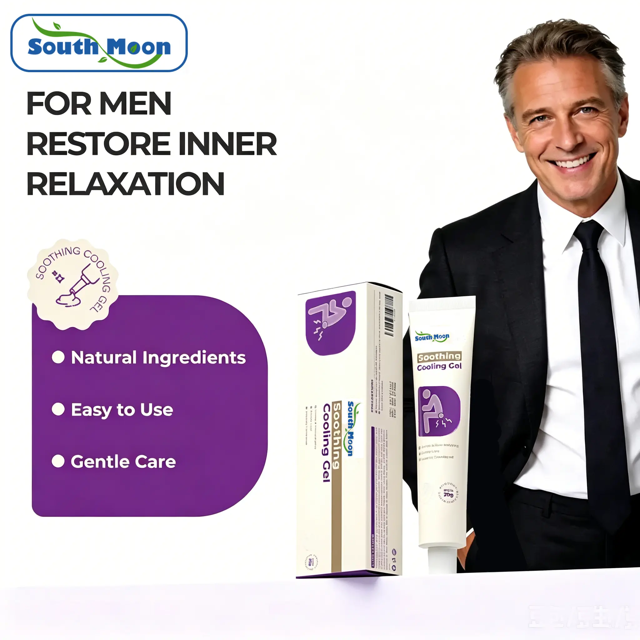 South Moon nature 3 Natural herbal care gel, gentle and non-irritating, suitable for daily use for skincare