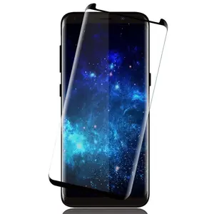 Full Size 3D Curved Tempered Glass Hard Screen Guard Protector Crack Saver for Samsung Galaxy S8+ (SM-G955)