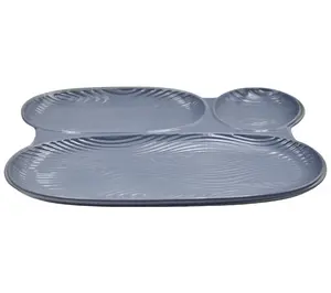 Temp-tations Woodland 3-Section Snack Tray