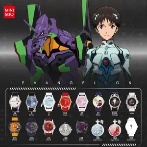 EVANGELION Time Instrumentality Project Watch Anime Wristwatch Cute Versatile & Fashionable Merchandise Suitable For Everyday Wear Birthday Gift