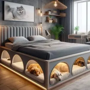 60/80 double comfort bed for owners and pet