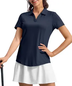 TBMPOY Women's Golf Polo Shirts 3 Pack Short Sleeve V Neck Collared Athletic Tennis Workout Tops Quick Dry Dry Fit UPF 50+ Sun Protection  #summervibes