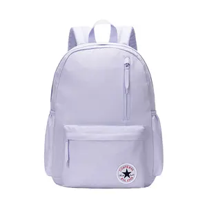 Converse Classic Logo Polyester Backpack for Men and Women in Plum