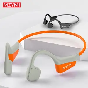 MZYMI i18pro Bone Conduction Neckband Wireless Earphones Headphones Sports Open Ear Headset With Mic Stereo Earbud Audio Black