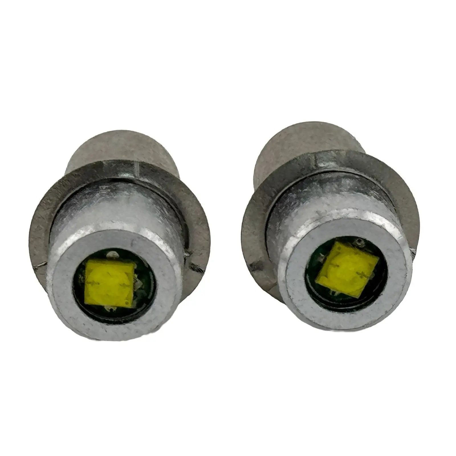 Rebaydo 2pcs LED Flashlight Bulb Pr2 P13.5S 3W 3-6V