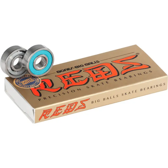 Bones BIG BALLS REDS Skateboard Bearings 8 pack Bones BIG BALLS REDS Skateboard Bearings 8 pack