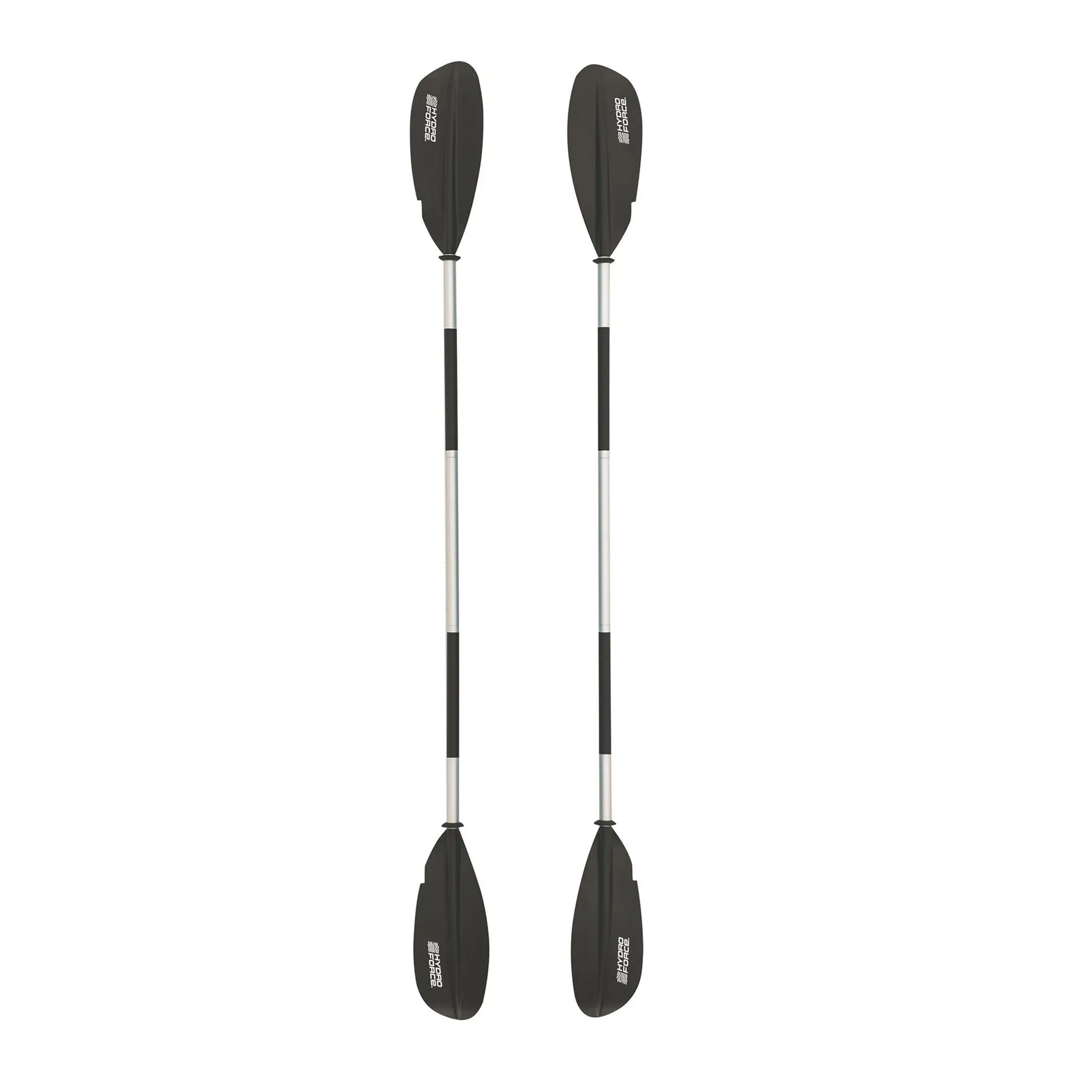 Bestway Hydro Force 91” Adjustable Aluminum Locking Kayak Paddle and Grip, Black