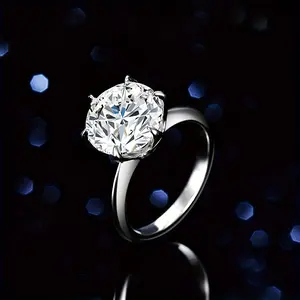 【#M208】 (Saoirse) 925 Sterling Silver Synthetic Moissanite rings