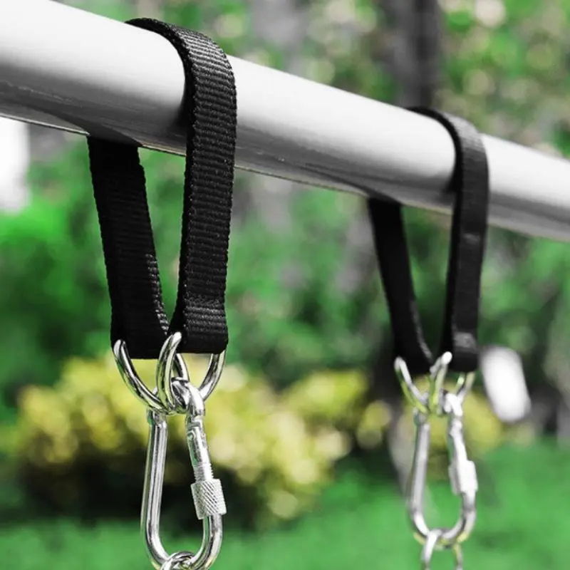1pc Multipurpose Outdoor Hanging Straps, Camping Hanging Straps, Swing Straps, Sandbag Straps, Hanging Loop Straps, Extension Straps, Carabiners
