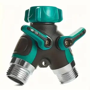 New Dual Direction Irrigation Hose Splitter Connector 3/4 Inch Garden Water Pipe Drip Adapter, Garden Irrigation Accessories