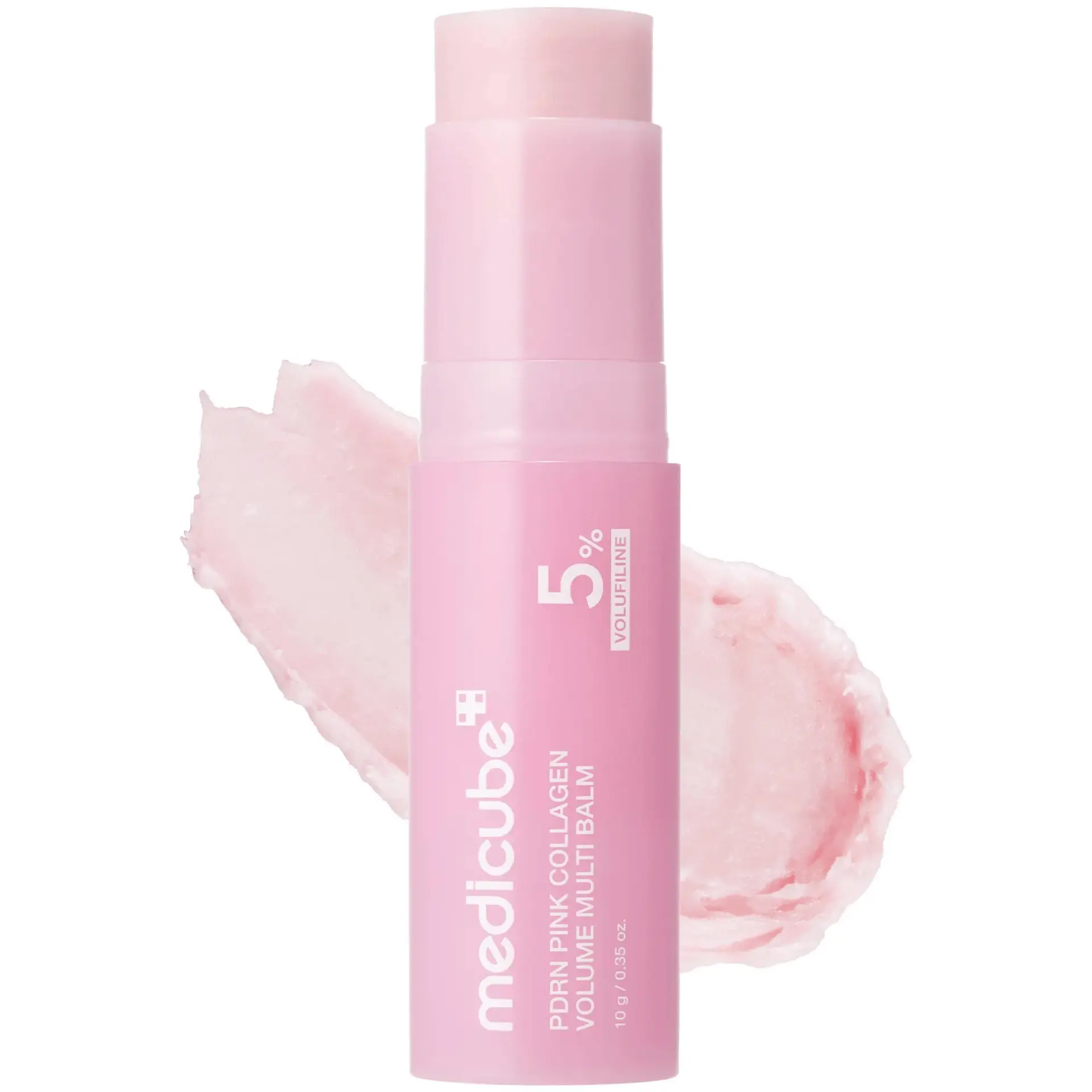 [‮ebucideM‬] PDRN Pink Collagen Volume Multi Balm Stick 10g | All In One Volufiline, PDRN, NAD for Youthful-Looking, Helping Look of Fine Lines, Firming Care, Anti-Aging Care | Korean Skincare