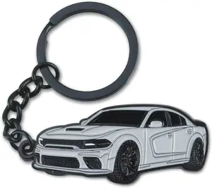 For Dodge Challenger Dakota Charger SRT Avenger Durango Caravan Keychain，For Dodge Charger Accessories 2015-2022
