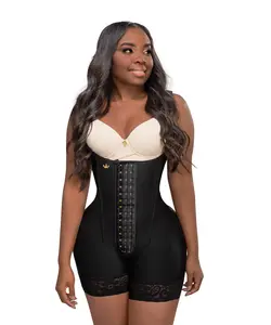 Mid-Thigh Bodysuit Shapewear with Boning - (LUXI-213/LUXI-013) - Comfort Shapewear with Abdominal and Butt-Lifting Design