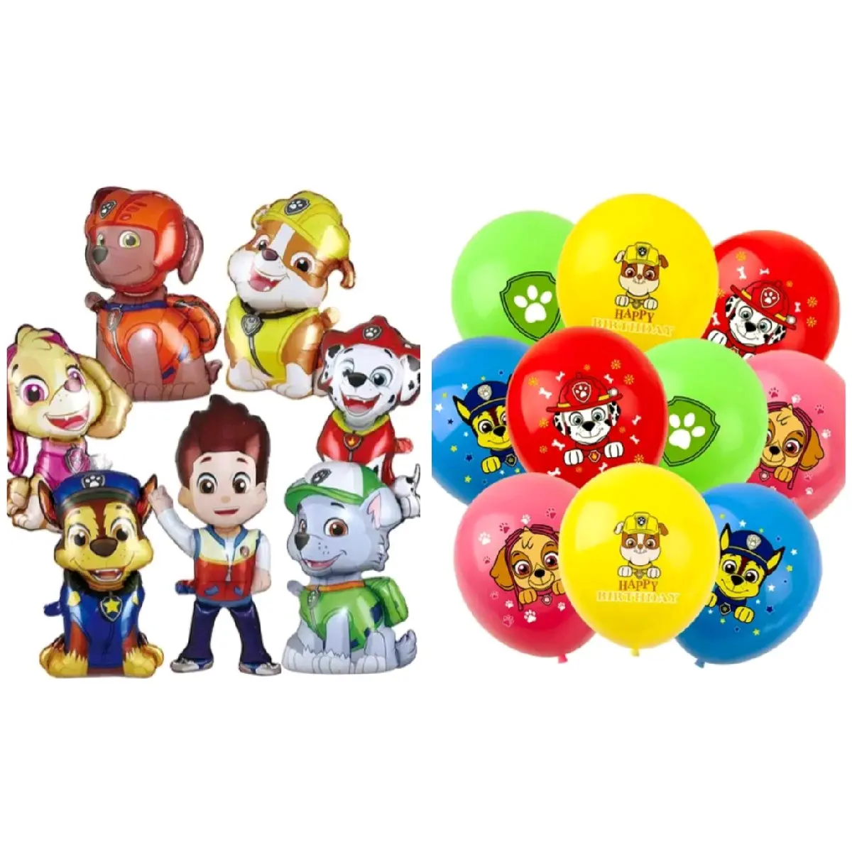19PC PATROL BALLOONS PARTY SUPPLIES 19PC PATROL BALLOONS PARTY SUPPLIES