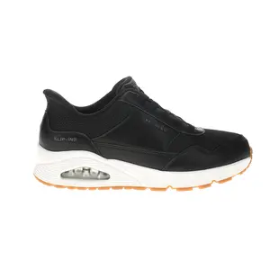 Skechers Mens Slip-Ins Uno Banksia Slip On Sneakers Shoes Casual - Black