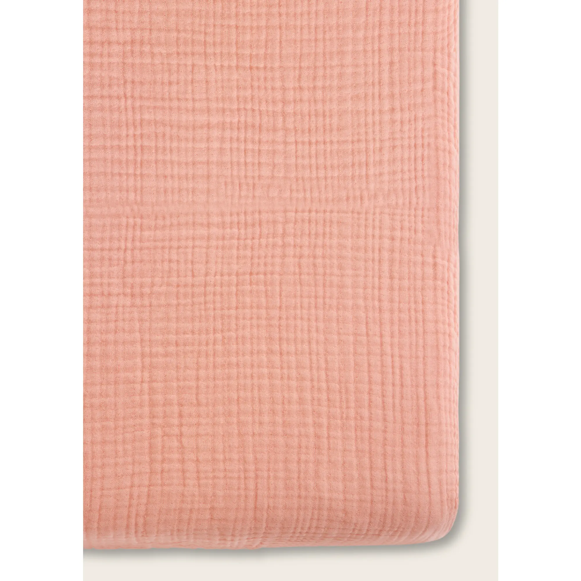 Rosette Pink - Premium Muslin Crib Sheet Rosette Pink - Premium Muslin Crib Sheet