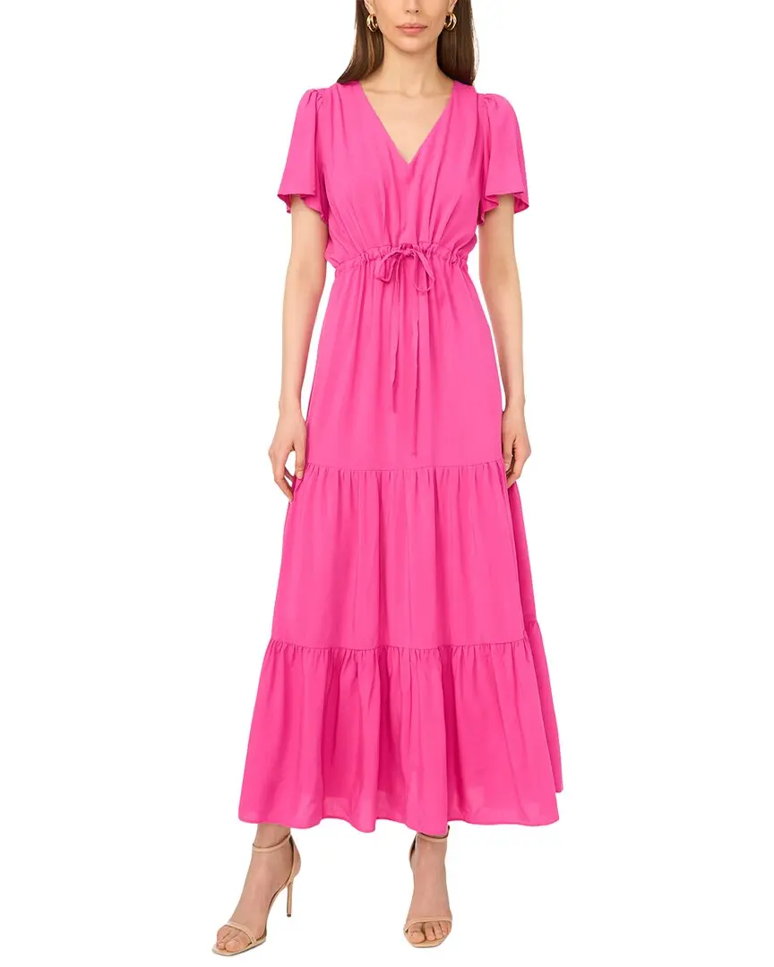 Vince Camuto Cap Sleeve Tiered Maxi Dress