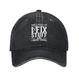 Funny Handyman Mechanic Graphic Printed Distressed Baseball Cap,vintage dad hat, funny baseball cap, handyman hat, mechanic hat, fix stuff hat, distressed hat,diy craftsman hat, father's day gift, funny birthday gift, dad hat, everyday casual cap