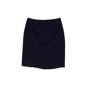 Piazza Sempione - Navy Gathered Skirt Sz 10