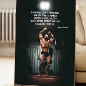 Chris Bumstead Gym Motivation Poster