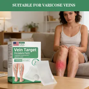 Kriglix Varicose Vein Microdarts Patch relieve and repair varicose vein symptoms- Made in USA, 4 Patches