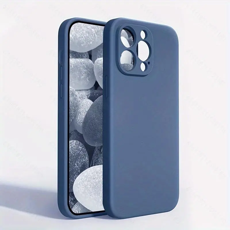 iPhone case,Pure Black All-inclusive Protective Phone Case,Total Protective Shockproof Phone Cover for iPhone 17 16 15 14 13 12 11 Series