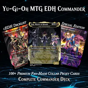 ‍️ YU-GI-OH DARK MAGIC MTG PROXY COMMANDER DECK – PREMIUM COLLECTOR SET (111 CARDS)