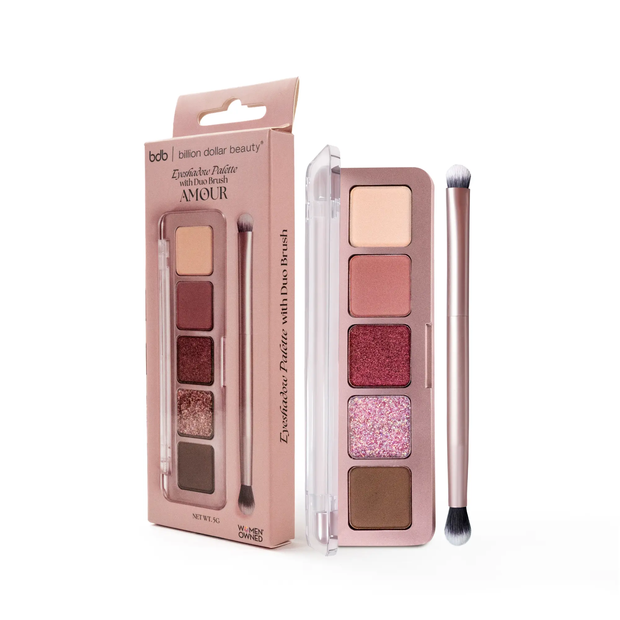 Billion Dollar Beauty 5 Pan Eyeshadow Palette - Amour