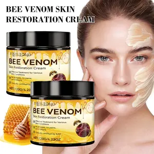120g bee venom moisturizing face cream, Face Moisturizer Cream, Hydrating, Moisture, containing tocopherols and bee venom, moisturizing and moisturizing, mild and non irritating, suitable for all skin moisturizing cream, neck, face, body care cream