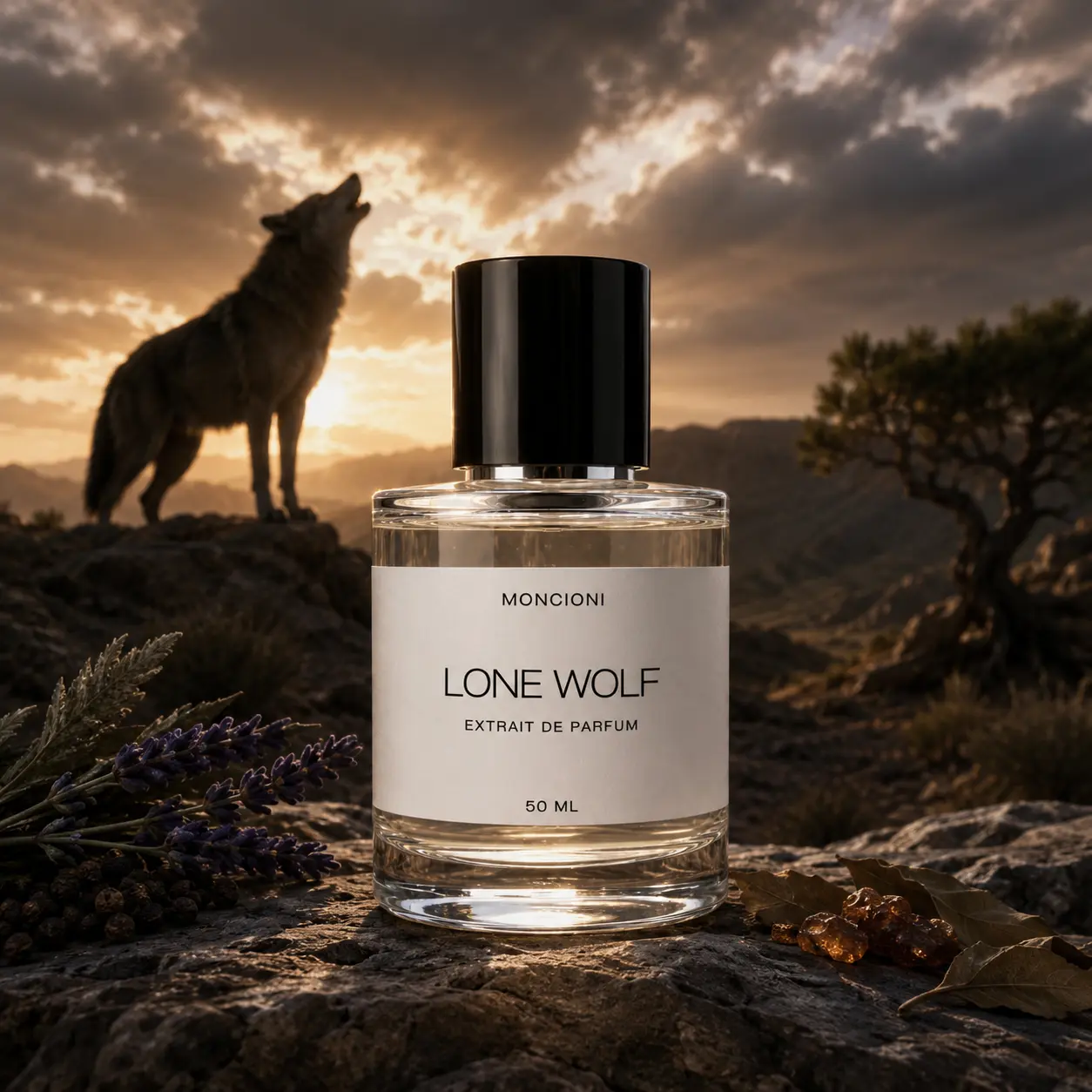 Moncioni Lone Wolf – Bergamot · Pepper · Lavender | Designer Inspired Extrait de Parfum | For Him