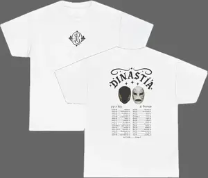 Mask Logo Tour Dates T-Shirt, Dinastia Tour 2026 Merch, Peso Merch