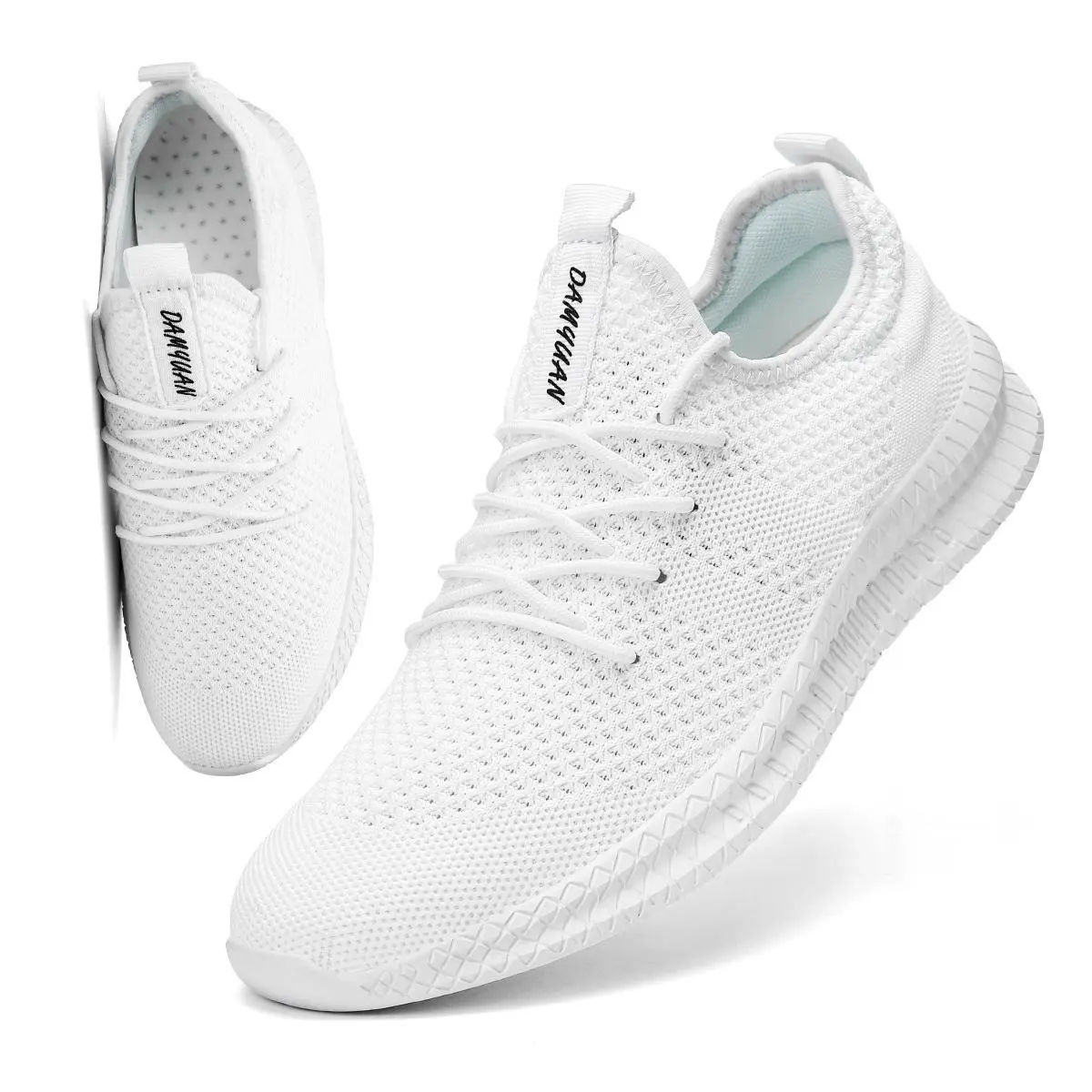 Men's Walking Shoes Non Slip Tennis Shoes Mens Fashion Shoes Lightweight Breathable Mesh Casual Workout Gym Sneakers Athletic Footwear Training Trainer