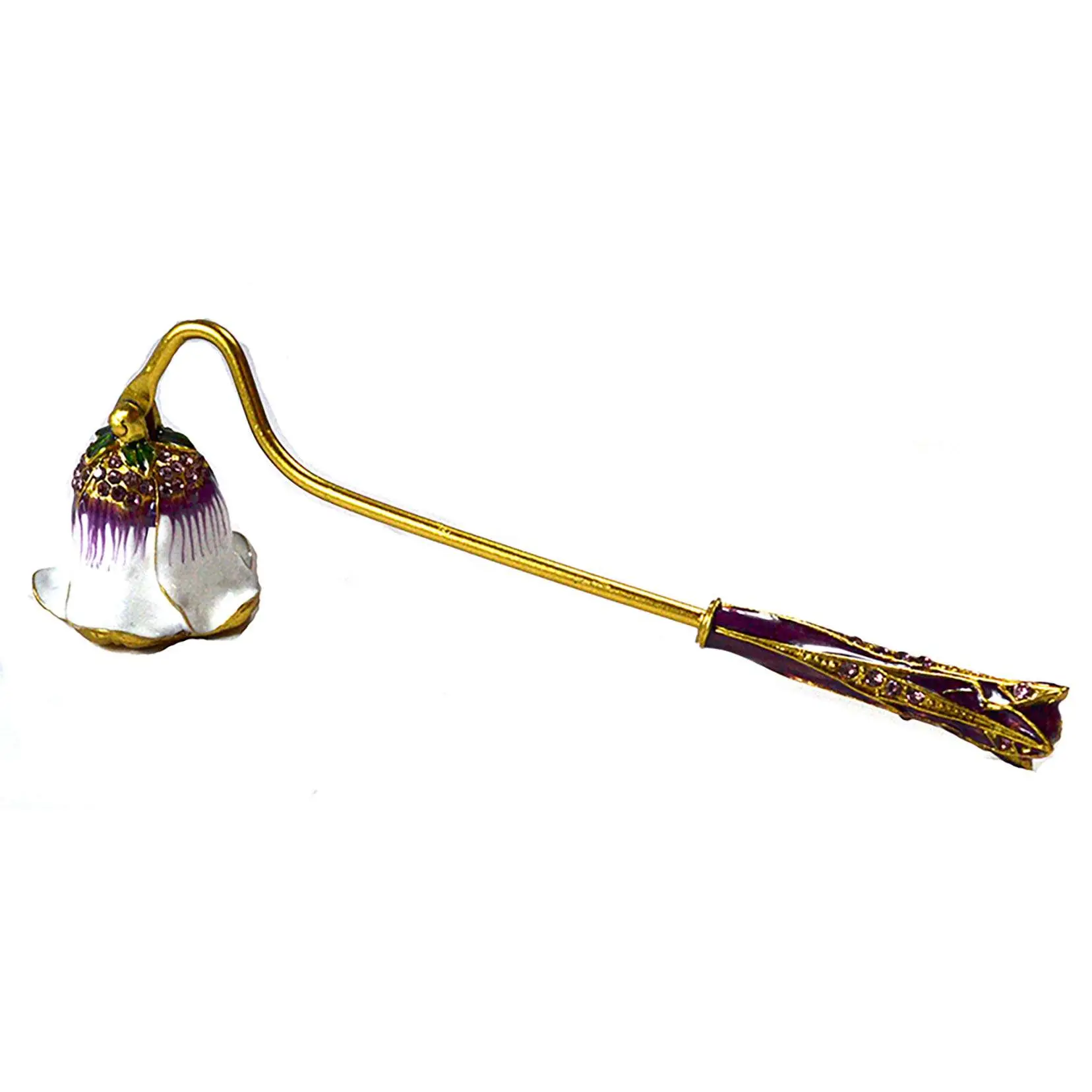 Fancy Flower Candle Snuffer 7.5 Inch — Decorative Altar Tool