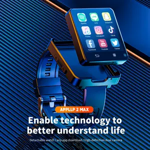 LOKMAT APPLLP 2 MAX Smart Watch 2.64-inch TFT Screen 5MP Camera GPS, Health Monitor 3G+32G