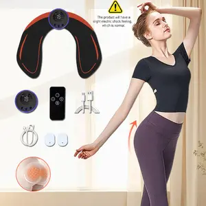 Adjustable Modes Electric Butt Massager, Glutes Trainer, 1 Set Rechargeable Butt Muscle Trainer, Muscle Stimulator, Professional Massage Tool for Men & Women