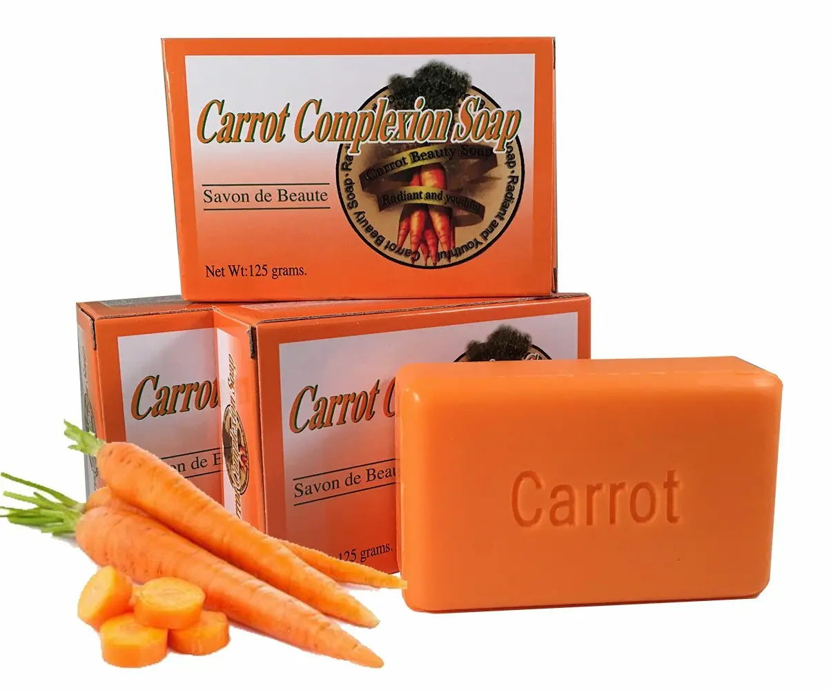 Carrot complexion soap pack of 3 Carrot complexion soap pack of 3