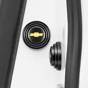 Universal Rubber Shock Absorber Mat, Durable Anti-Scratch Noise Reduction Buffer Pad, Car Door Engine Hood Trunk Bumper Sticker, Car Protection, Fits Chevrolet Models