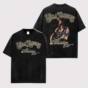 Dandelion Tour Ella Langley Premium Cotton Shirt , Country Rock Girl Fans, Ella Langley Fans, Alabama Girl Fans, Vintage90s Country Music Fans, Ella Graphic Tee for Fans Gift Shirt For Music Lover